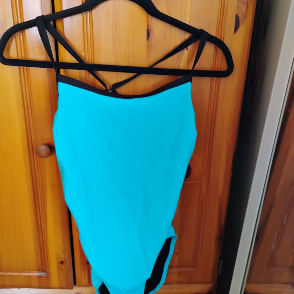 Women's Aqua Blue One Piece Swimsuit